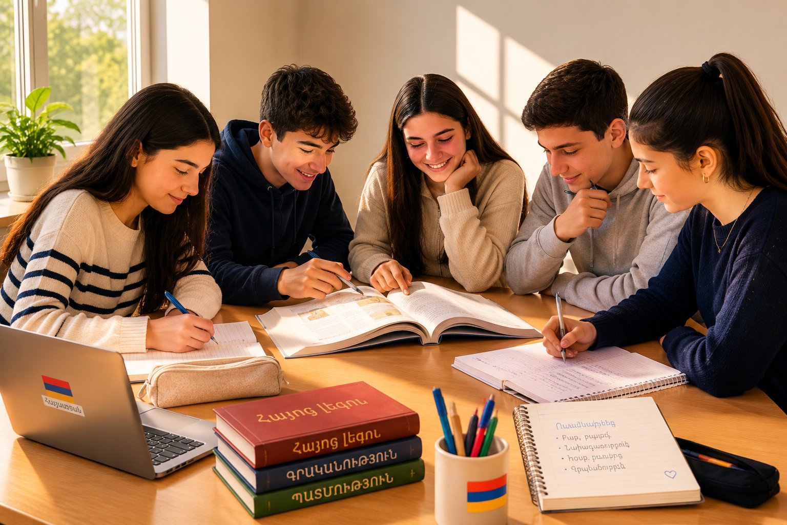 Armenian Dual Language Immersion classroom